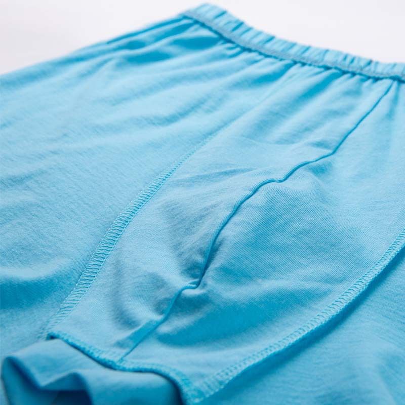 100% cotton 4Pcs Men's Boxer Pantie Lot Underpant Loose Large Short Cotton Plus Size Underwear For Men Boxer briefs Mens Cotton Underwear Boxer Shorts Mens Boxer Underwear Comfortable Shorts for Home