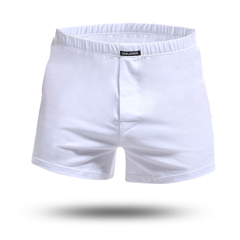 Men's cotton boxer shorts elastic waistband button men's boxer shorts home comfort shorts Men's underpants Men's underpants boxer shorts Comfortable and breathable cotton underpants Sexy underpants