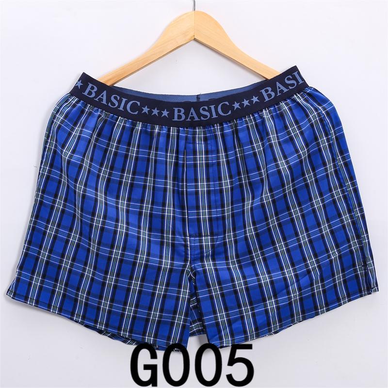 2PCS Mens Cotton Underwear Boxer Shorts Casual Plaid Elastic Waistband Button Mens Boxer Underwear Comfortable Shorts for Home Plaid Casual Short Pajama Shorts Sleep Underpants Plaid Loose Knickers