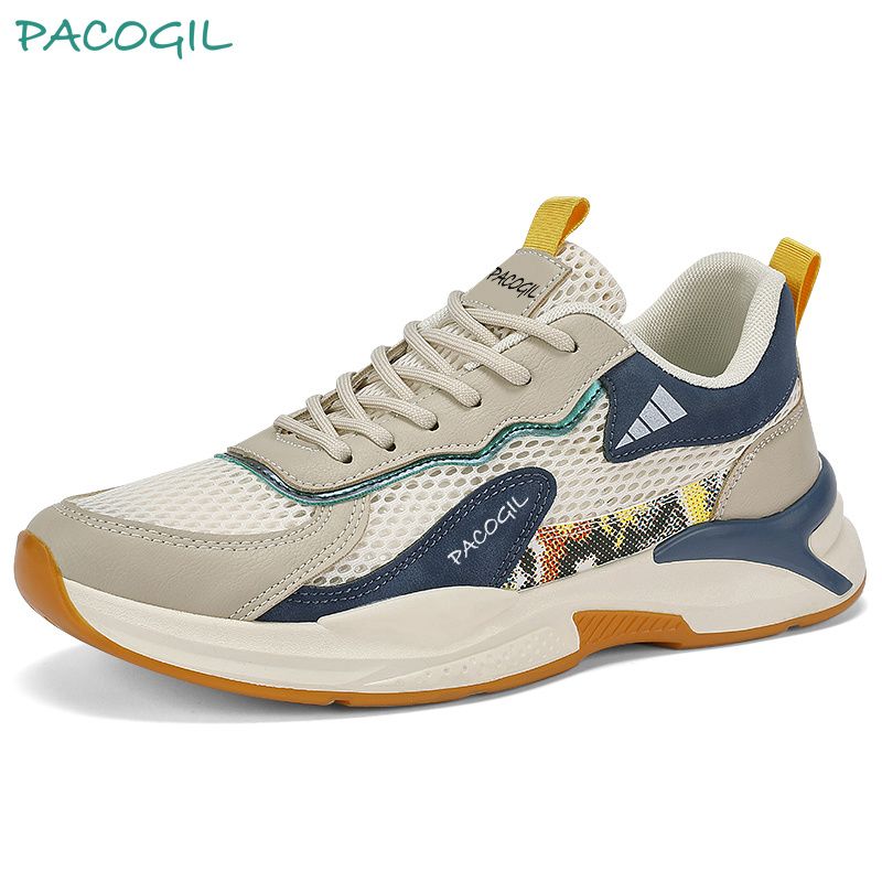 Men Casual Sport Shoes Breathable Lightweight Sneakers Outdoor Mesh Black Running Sneakers for Man Outdoor Light Comfortable Mesh Shoes Slip on Walking Shoes casual shoes