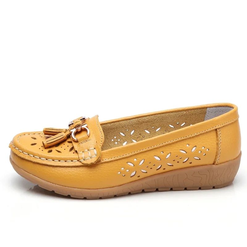 Genuine Leather Flats Shoes Women Loafers Trend Vintage Suede Loafers Women's Casual British Style Flat Single Shoes Dress High Heeled Shoes Elegant Low Heeled Women's Shoes Formal Fashion Light Cut