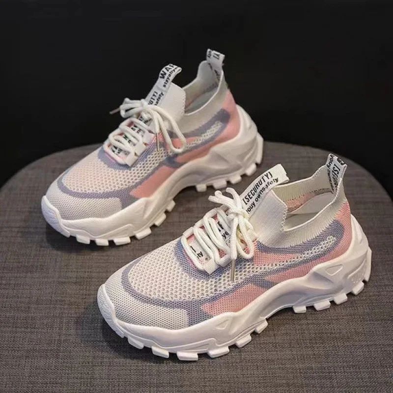 New female Shoes All-Match Mesh Casual Shoes Deodorant Soft Bottom Shoes Spring and Autumn Breathable Sneaker female Shoes Sneakers Women Platform Flat Shoes Woman Shoes Casual Trainers Ladies