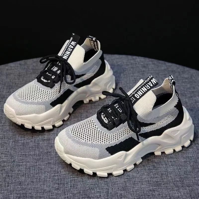 New female Shoes All-Match Mesh Casual Shoes Deodorant Soft Bottom Shoes Spring and Autumn Breathable Sneaker female Shoes Sneakers Women Platform Flat Shoes Woman Shoes Casual Trainers Ladies