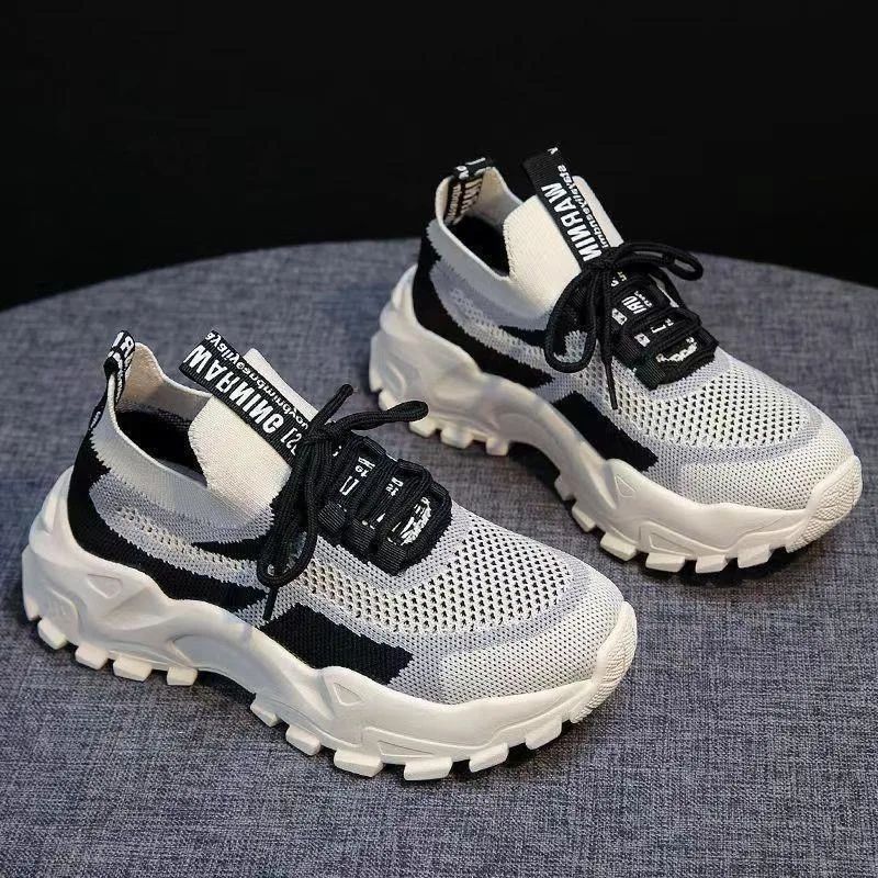 New female Shoes All-Match Mesh Casual Shoes Deodorant Soft Bottom Shoes Spring and Autumn Breathable Sneaker female Shoes Sneakers Women Platform Flat Shoes Woman Shoes Casual Trainers Ladies