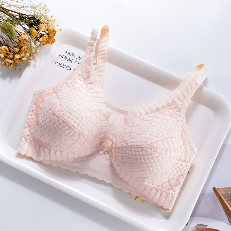 Front Button Maternity Nursing Bra Adjustable Gathered Underwear Comfortable Breastfeeding Bra for Feeding Pregnant Women Clothes