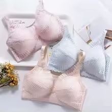 Front Button Maternity Nursing Bra Adjustable Gathered Underwear Comfortable Breastfeeding Bra for Feeding Pregnant Women Clothes