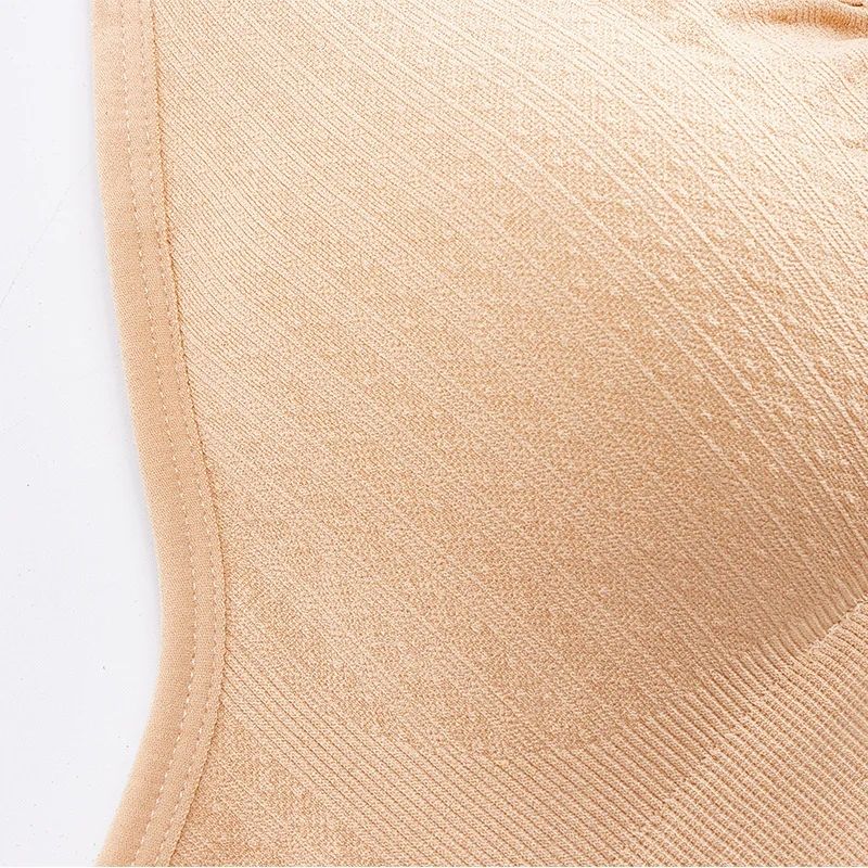 2PCS High Quality Single Handed Front Buckle Nursing Bra Breathable Women Breastfeeding Underwear Seamless Maternity Bra Push Up Front Open Nursing Bra Maternity Jelly Gel Laser Cutting Seamless