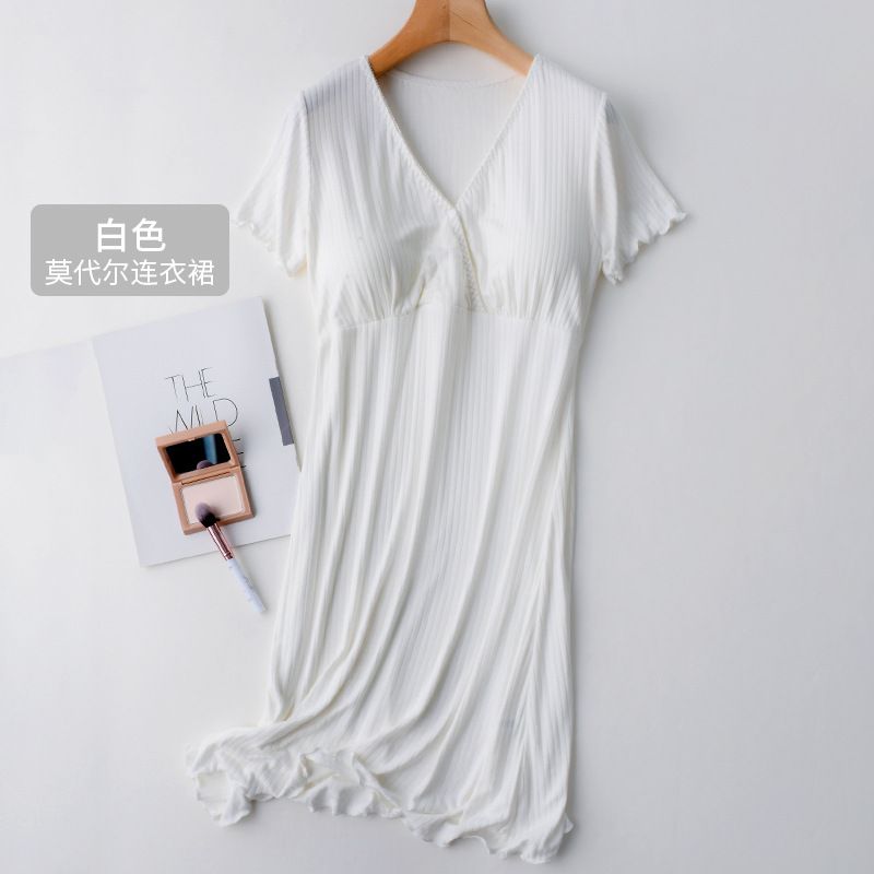 Modal Maternity Clothes Breastfeeding Nightgowns Nursing Sleepwear Hospital Loose Fitting Breast Feeding Pajamas Pregnancy Dress