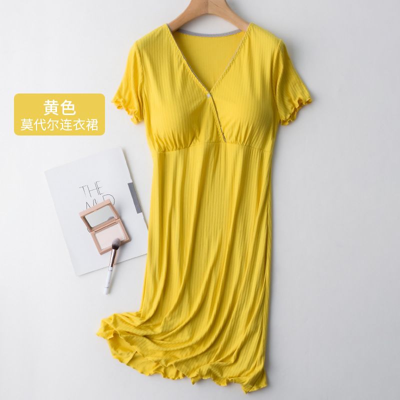 Modal Maternity Clothes Breastfeeding Nightgowns Nursing Sleepwear Hospital Loose Fitting Breast Feeding Pajamas Pregnancy Dress