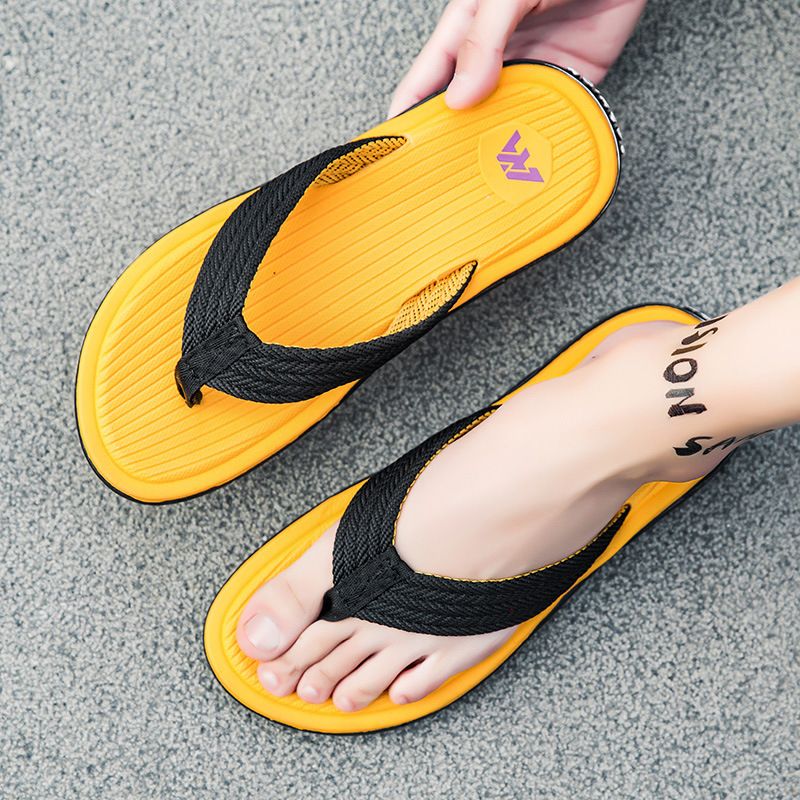 New Sandals Shoes Men Summer Men Flip Flops High Quality Beach Sandals Anti-slip Casual Shoes Man Slippers Casual Flip Flops For Men Slippers Beach Sandals Summer Non-Slip Flat Slides
