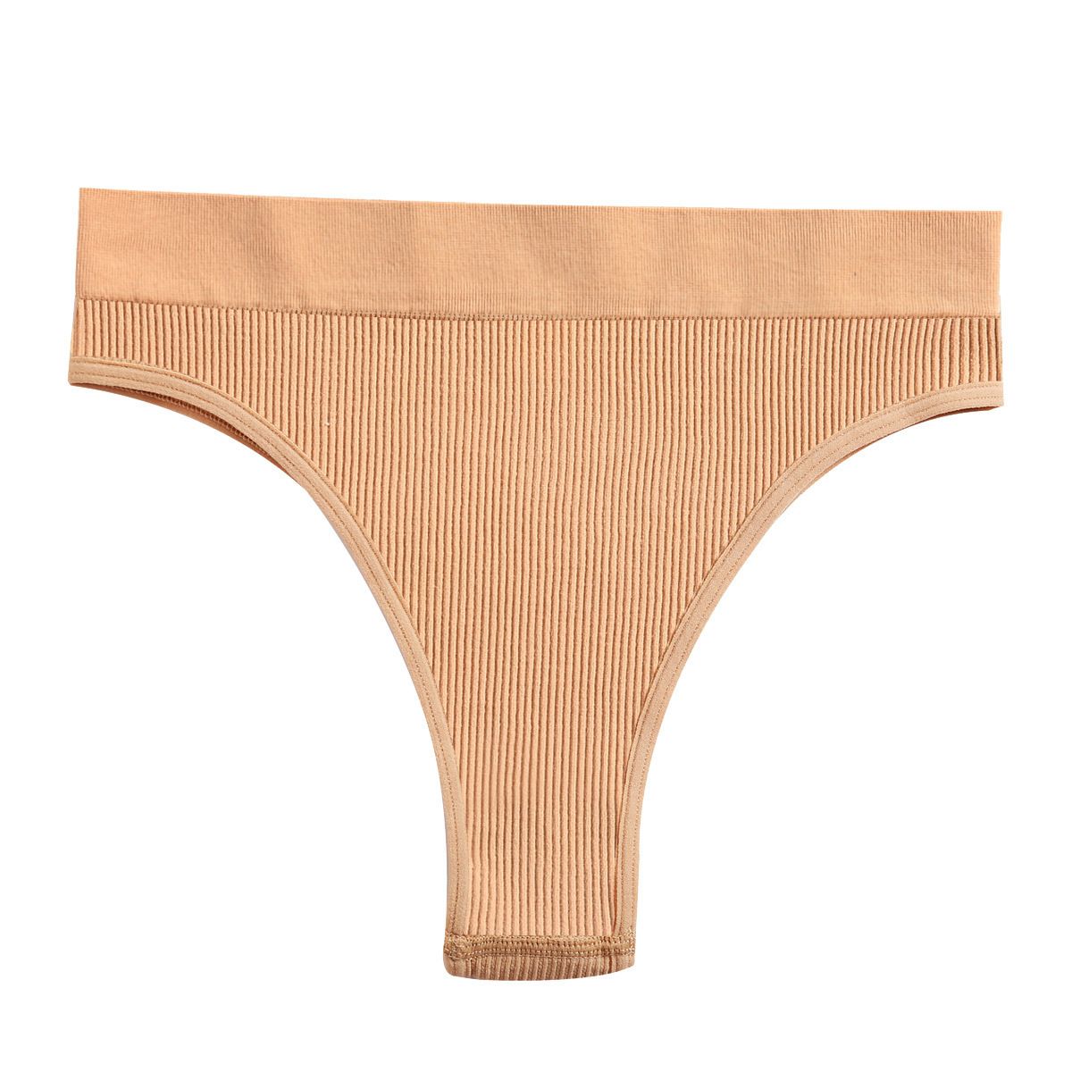 4PCS/Set Women's Cotton Panties Seamless High Waisted Thongs Comfortable Sexy Female Underpants Panties Briefs Intimates S-XL