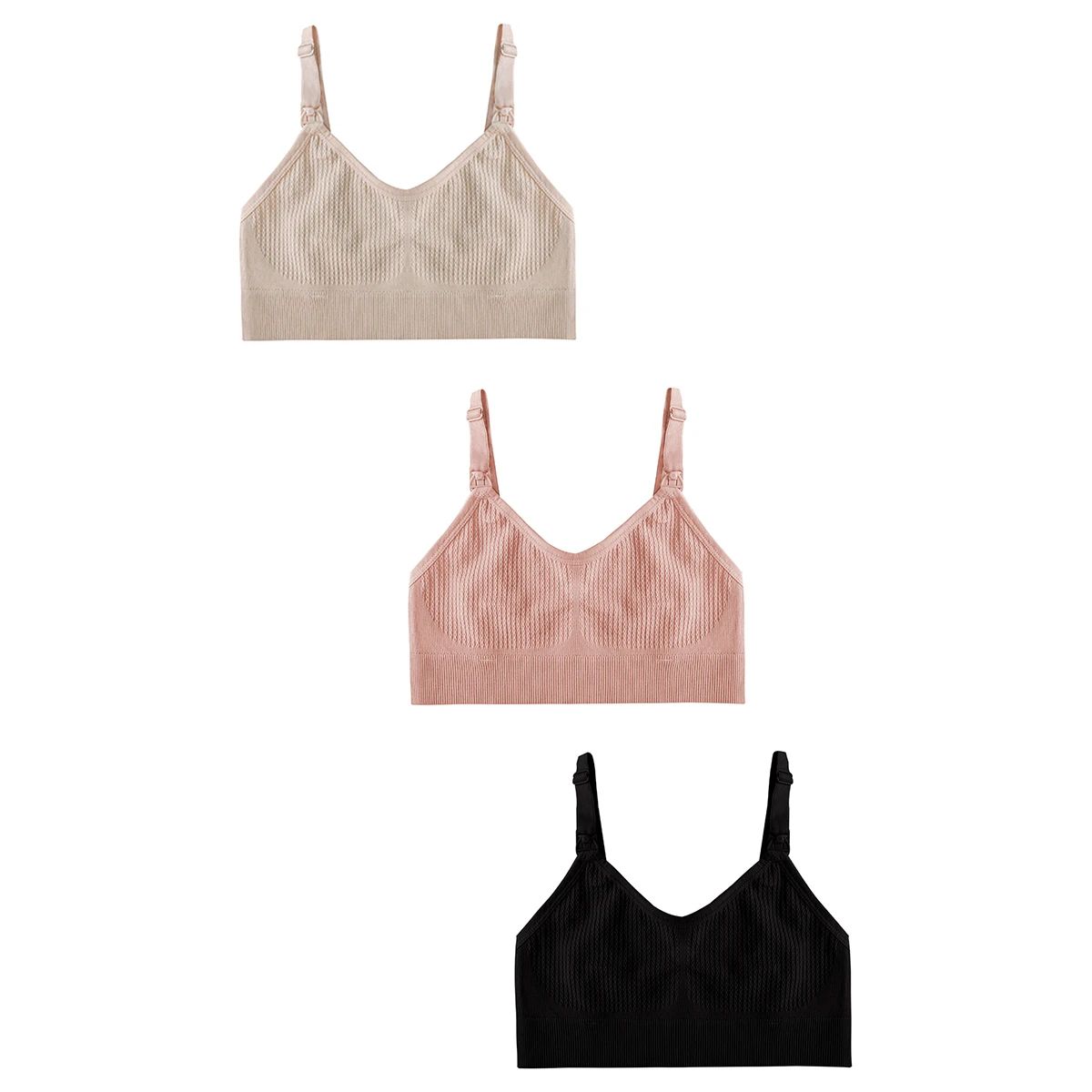 2 PCS High Quality Maternity Nursing Bras Cotton Breastfeeding Pregnant Underwear Seamless Large Size Breathable Bra Push Up Maternity Bras Wirefree Nursing Bra Pregnancy Clothes Prevent Sagging Breas