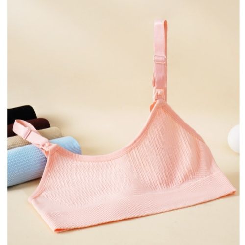 2 PCS High Quality Maternity Nursing Bras Cotton Breastfeeding Pregnant Underwear Seamless Large Size Breathable Bra Push Up Maternity Bras Wirefree Nursing Bra Pregnancy Clothes Prevent Sagging Breas