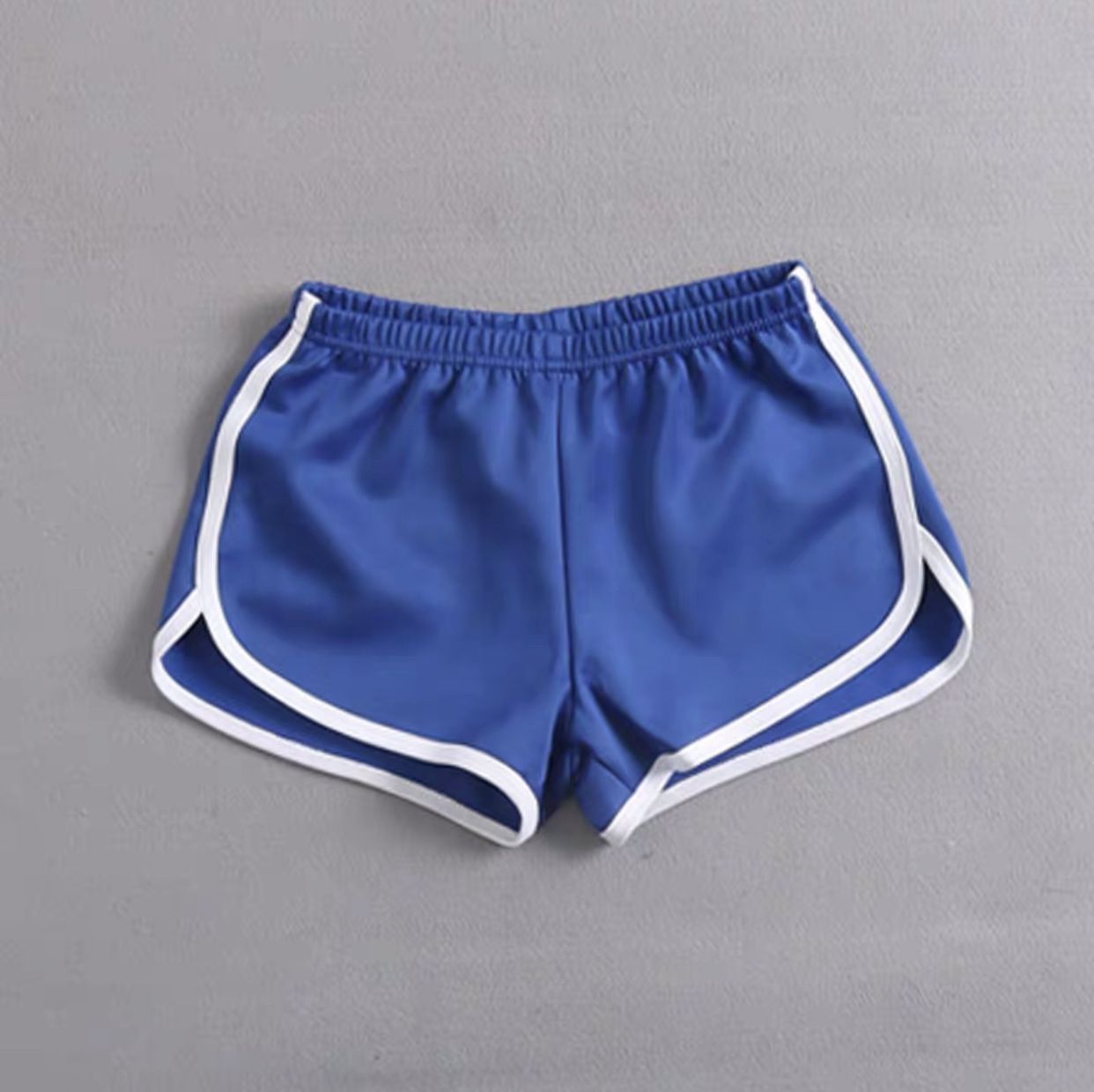 2PCS Fashion Stretch Waist Casual Shorts Woman High Waist Black White Shorts Harajuku Beach 2025 Sexy Short Women'S Clothing Women's Stretch Waist Casual Shorts, High Waist Shorts, Harajuku Beach