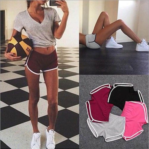 2PCS Fashion Stretch Waist Casual Shorts Woman High Waist Black White Shorts Harajuku Beach 2025 Sexy Short Women'S Clothing Women's Stretch Waist Casual Shorts, High Waist Shorts, Harajuku Beach