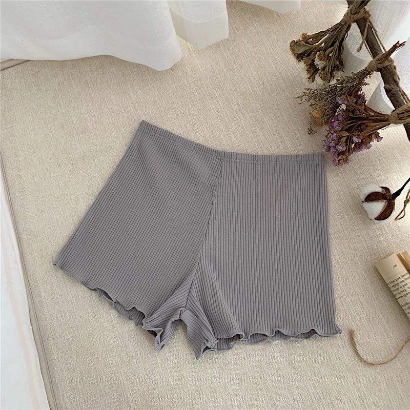 2PCS Seamless Safety Short Pants Summer Women Plus Size Boxers For Female Anti Rub Safety Shorts Under Skirt Panties Underwear Boxers Underwear Protective Panties Under Dress Cycling Pants