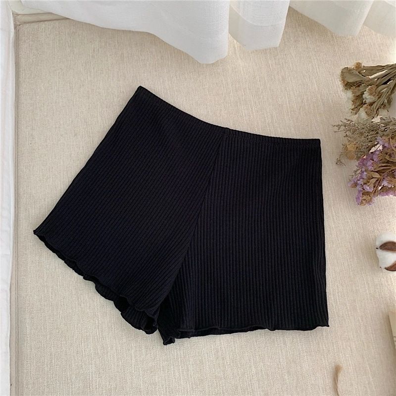 2PCS Seamless Safety Short Pants Summer Women Plus Size Boxers For Female Anti Rub Safety Shorts Under Skirt Panties Underwear Boxers Underwear Protective Panties Under Dress Cycling Pants