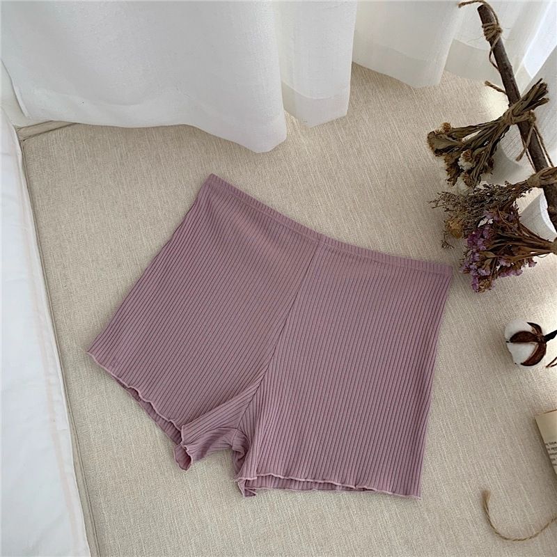 2PCS Seamless Safety Short Pants Summer Women Plus Size Boxers For Female Anti Rub Safety Shorts Under Skirt Panties Underwear Boxers Underwear Protective Panties Under Dress Cycling Pants