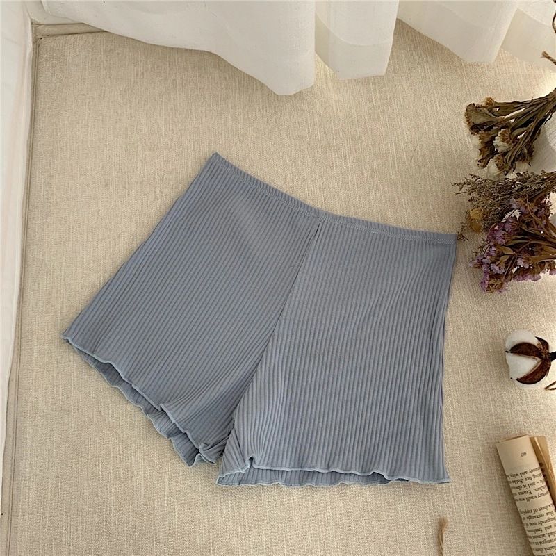 2PCS Seamless Safety Short Pants Summer Women Plus Size Boxers For Female Anti Rub Safety Shorts Under Skirt Panties Underwear Boxers Underwear Protective Panties Under Dress Cycling Pants