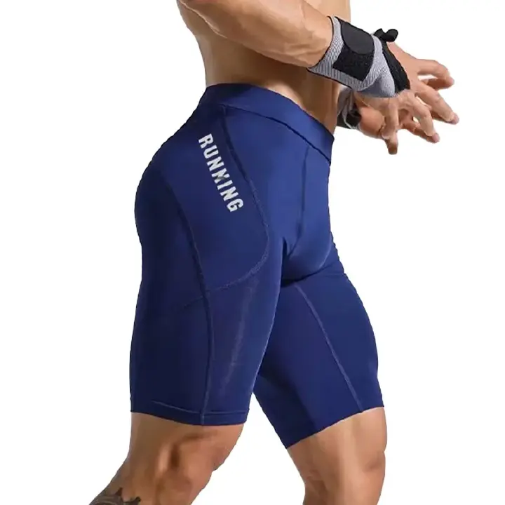 Men's Bodybuilding Shorts Gym Running Leggings Male Joggings Elastic Compressions Sweatpant Football Basketball Tights Trousers Men Summer Sportswear Training Tights Gym Fitness Leggings Short Pants