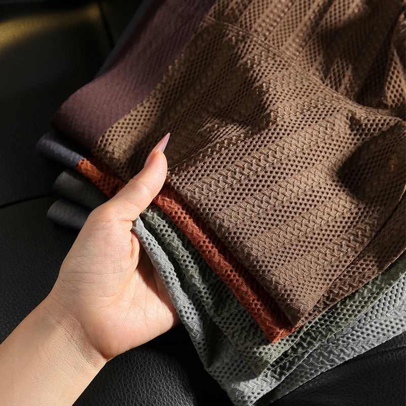 3PCS New Mesh Boxer Men Underwear Hot Underpants Mens Boxers Masculinas BoxerShorts Man Panties Summer ice silk seamless mesh breathable Boxer shorts, thin mesh comfortable jacquard Underpants