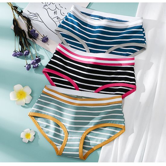 3Pcs Cotton Letter Belt Underwear Women's Panties Sexy Breathable Low Waist Briefs Female Stretch Comfortable Lingerie Ladies Solid Colors M-XXL Woman Sexy Panties Briefs