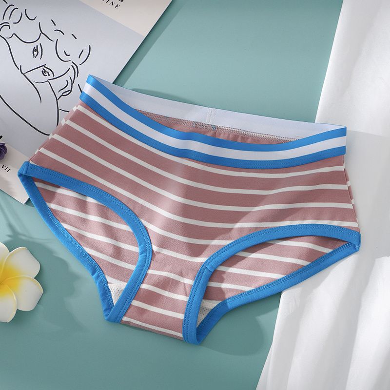 3Pcs Cotton Letter Belt Underwear Women's Panties Sexy Breathable Low Waist Briefs Female Stretch Comfortable Lingerie Ladies Solid Colors M-XXL Woman Sexy Panties Briefs