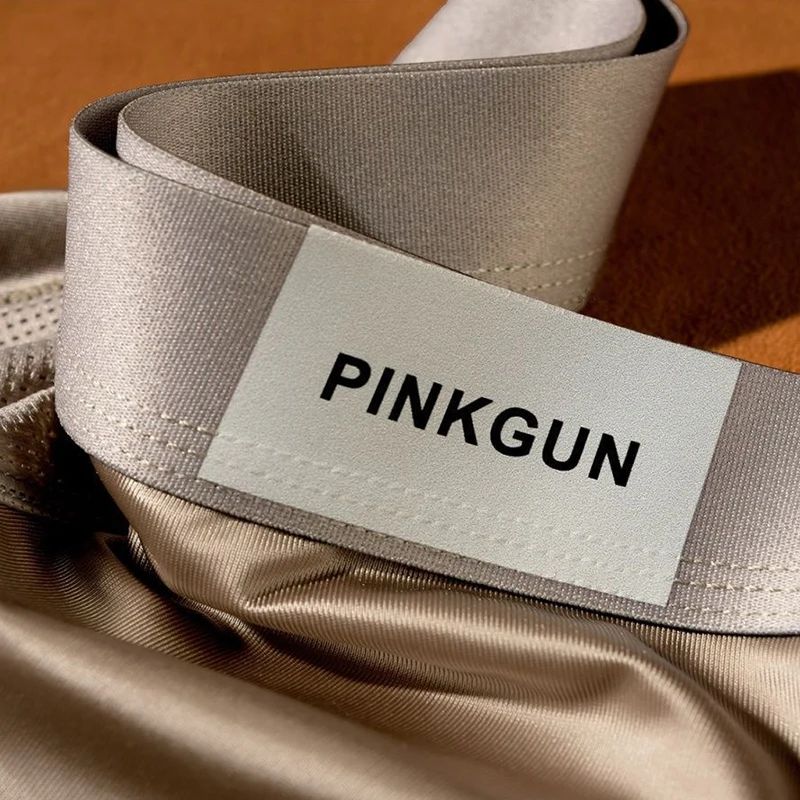 3PCS/Pack Luxury Ice Silk Satin-like Boxers Smooth Cool Solid Men's Underpants Breathable Mesh Panties Underwear