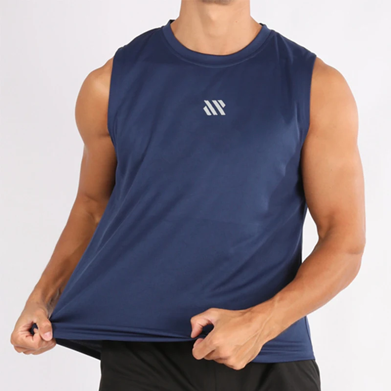 new Gym Vest Men Bodybuilding Sleeveless Sports Tank Top quick-drying mesh Fitness Running Tank Top Quick-drying Loose Bodybuilding Sleeveless Shirt Men Fashion Basketball Vest