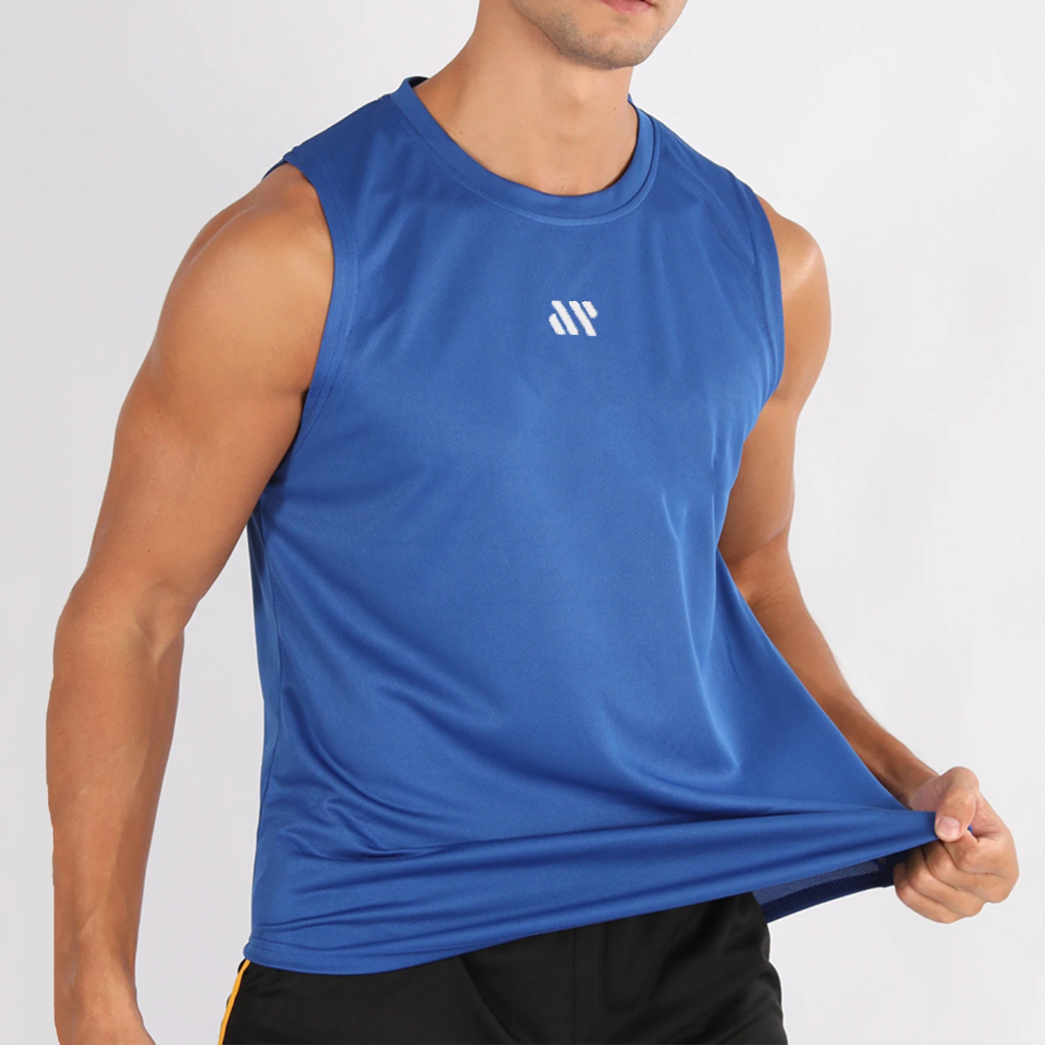 new Gym Vest Men Bodybuilding Sleeveless Sports Tank Top quick-drying mesh Fitness Running Tank Top Quick-drying Loose Bodybuilding Sleeveless Shirt Men Fashion Basketball Vest