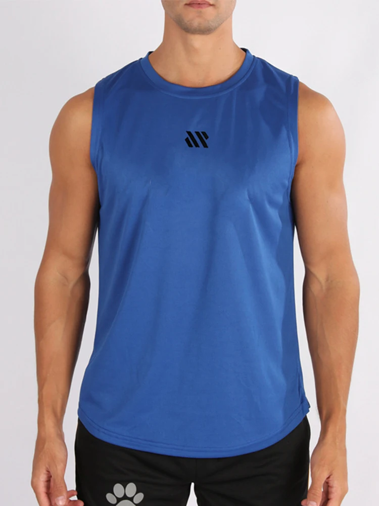 new Gym Vest Men Bodybuilding Sleeveless Sports Tank Top quick-drying mesh Fitness Running Tank Top Quick-drying Loose Bodybuilding Sleeveless Shirt Men Fashion Basketball Vest
