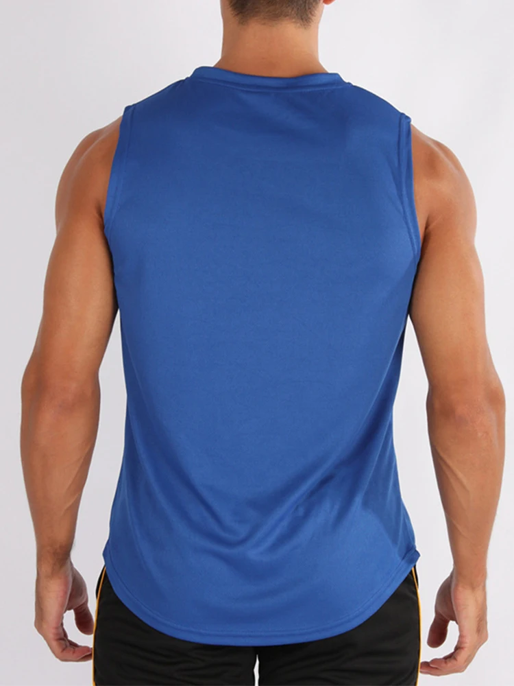 new Gym Vest Men Bodybuilding Sleeveless Sports Tank Top quick-drying mesh Fitness Running Tank Top Quick-drying Loose Bodybuilding Sleeveless Shirt Men Fashion Basketball Vest