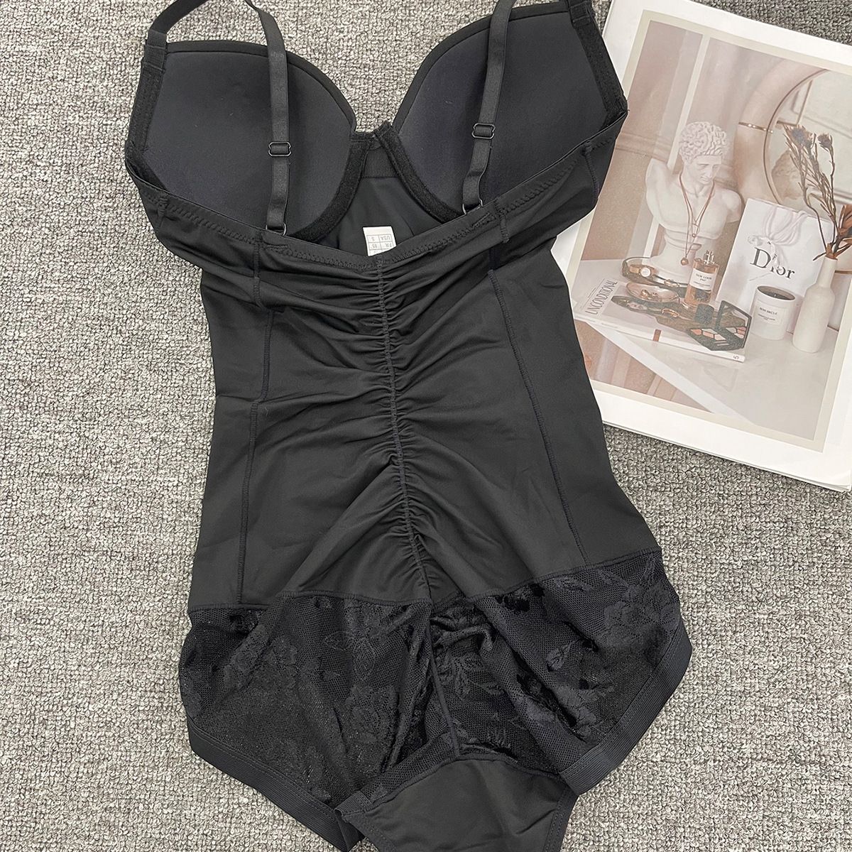 Solid Seamless Shaping Shapewear Bodysuit, Tummy Control Butt Lifting Slimmer Body Shaper, Women's Underwear & Shapewear Bodysuit for Women Faja Full Body Shaper Thong Soft Body Shaping Sculpting