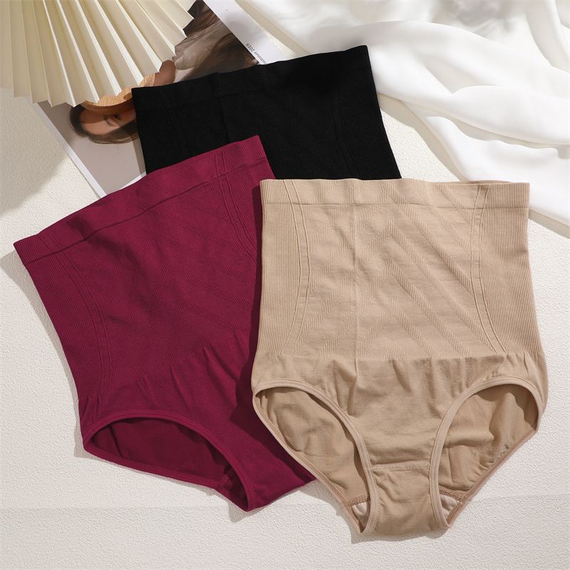 Women High Waist Shaping Panties Breathable Body Shaper Slimming Tummy Underwear Butt Lifter Control Panties Shaperwear Seamless High Waist Shaping Panties For Women Slimming Tummy Control Waist Train