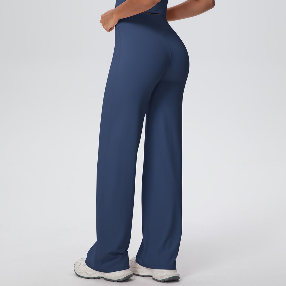 Women's New Pilates Straight Leg Yoga Pants Hip Lifting Tight Fitting Wide Leg Pants Outdoor Sports Running Casual Fitness Pants   Sport Trousers Straight-Leg Pants Ultra Soft Butter Fabric