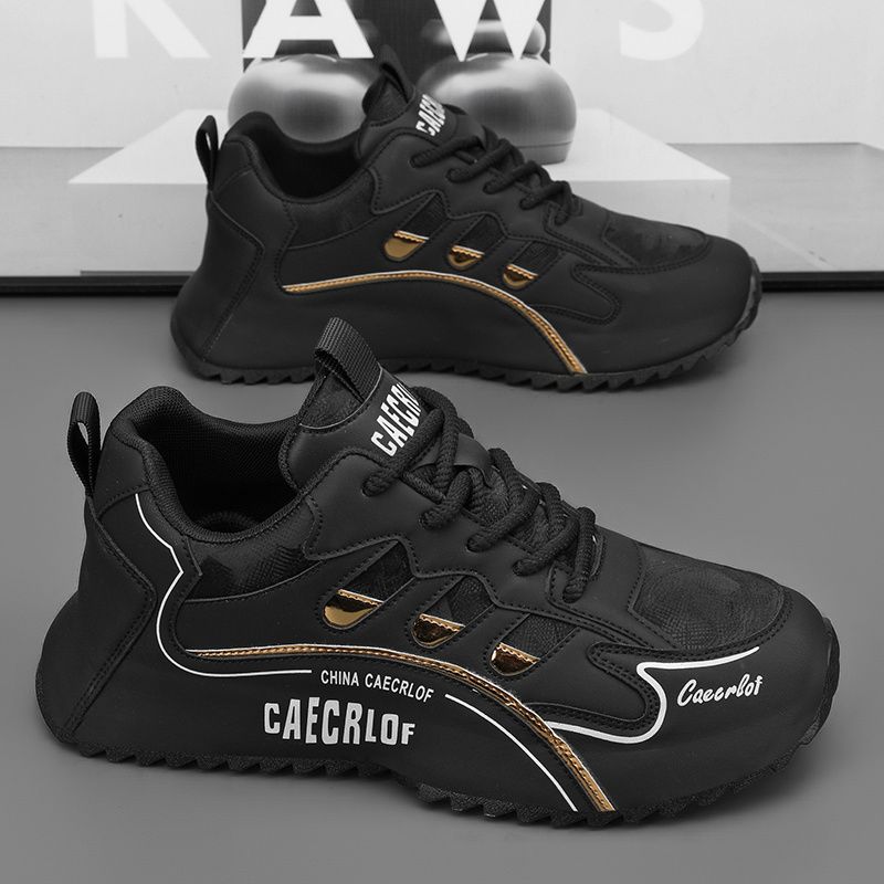 (Size:39-48) Men's casual sports outdoor hiking trendy fashion street comfortable Men's sports shoes thick bottom casual shoes lightweight Men Sport Running Shoes Men's Basketball Shoes