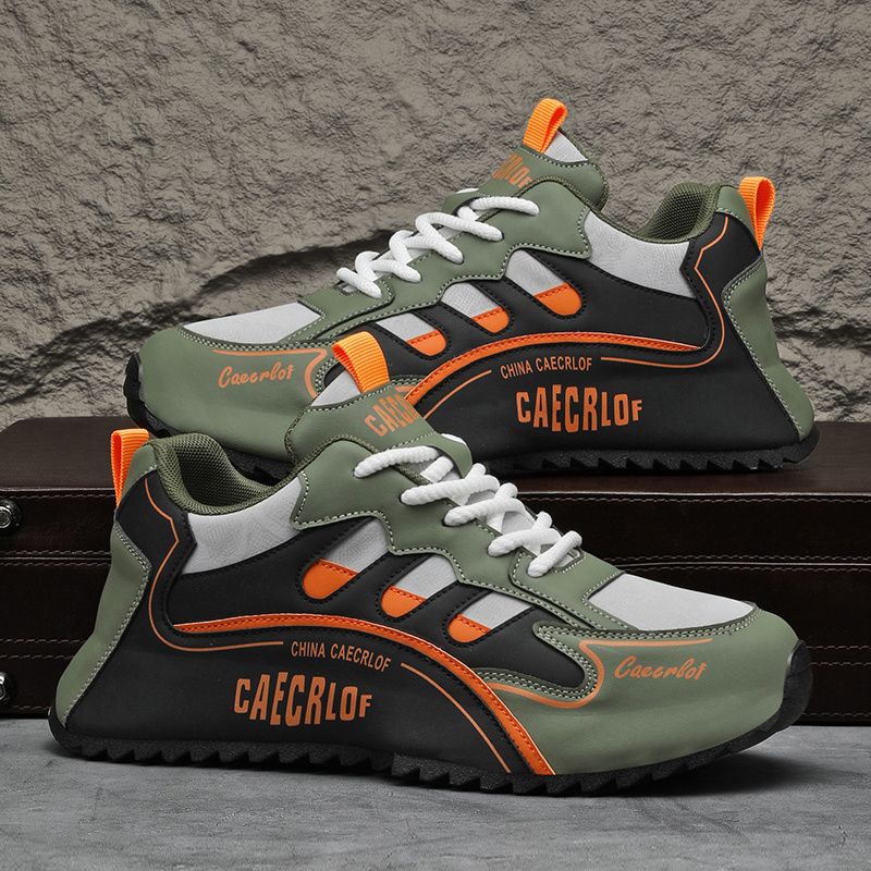 (Size:39-48) Men's casual sports outdoor hiking trendy fashion street comfortable Men's sports shoes thick bottom casual shoes lightweight Men Sport Running Shoes Men's Basketball Shoes