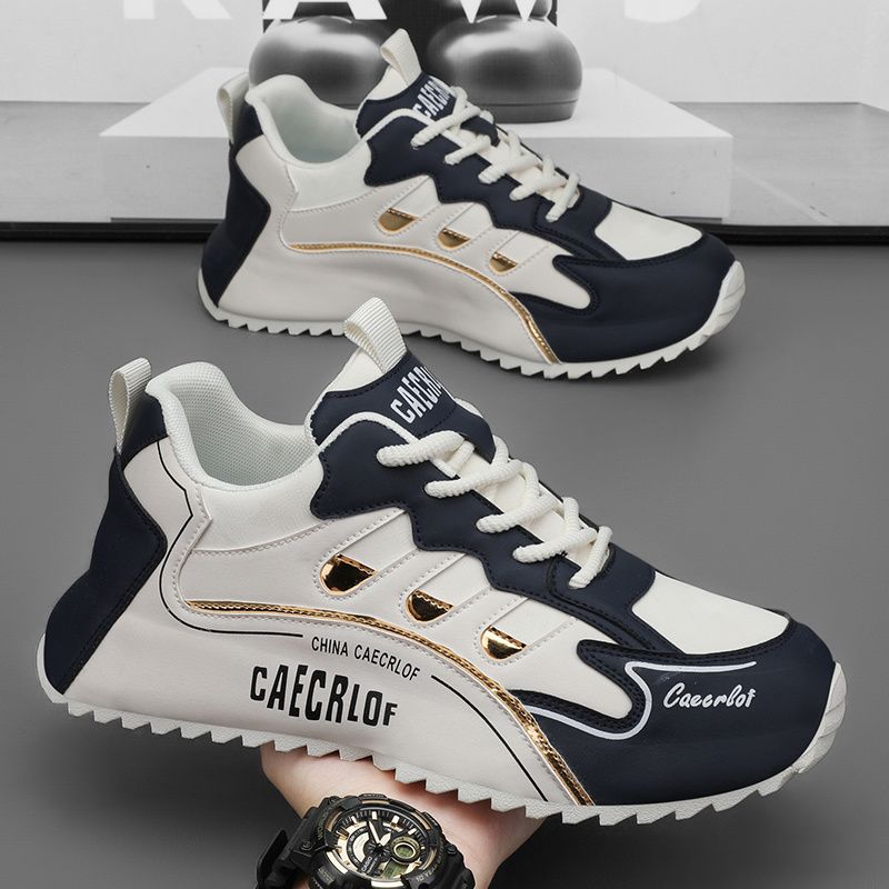 (Size:39-48) Men's casual sports outdoor hiking trendy fashion street comfortable Men's sports shoes thick bottom casual shoes lightweight Men Sport Running Shoes Men's Basketball Shoes