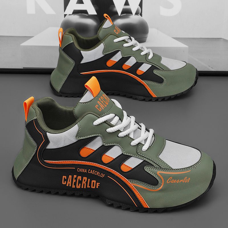 (Size:39-48) Men's casual sports outdoor hiking trendy fashion street comfortable Men's sports shoes thick bottom casual shoes lightweight Men Sport Running Shoes Men's Basketball Shoes