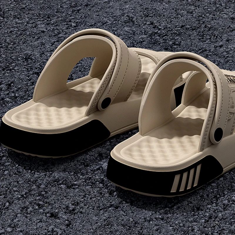 Men Slippers Summer EVA Soft-soled Platform Slides Sandals Indoor Outdoor Walking Beach Shoes Flip Flops Mens Home Shoes New Men's Massage Slippers Indoor Outdoor Sandals Beach Comfortable Soft Slides