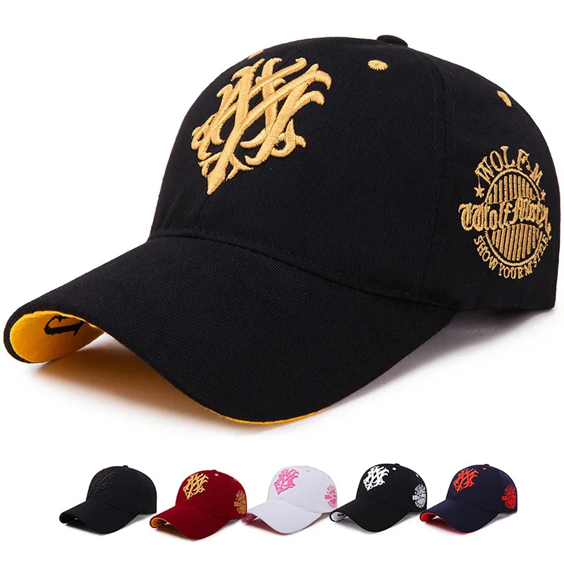 2026 New totem Flame Baseball Cap Men's women's European and American net red Cap Spring and Summer Sun Shading Smbroidered Hat Spring and Autumn Outdoor Adjustable Casual Hats Sunscreen Hat