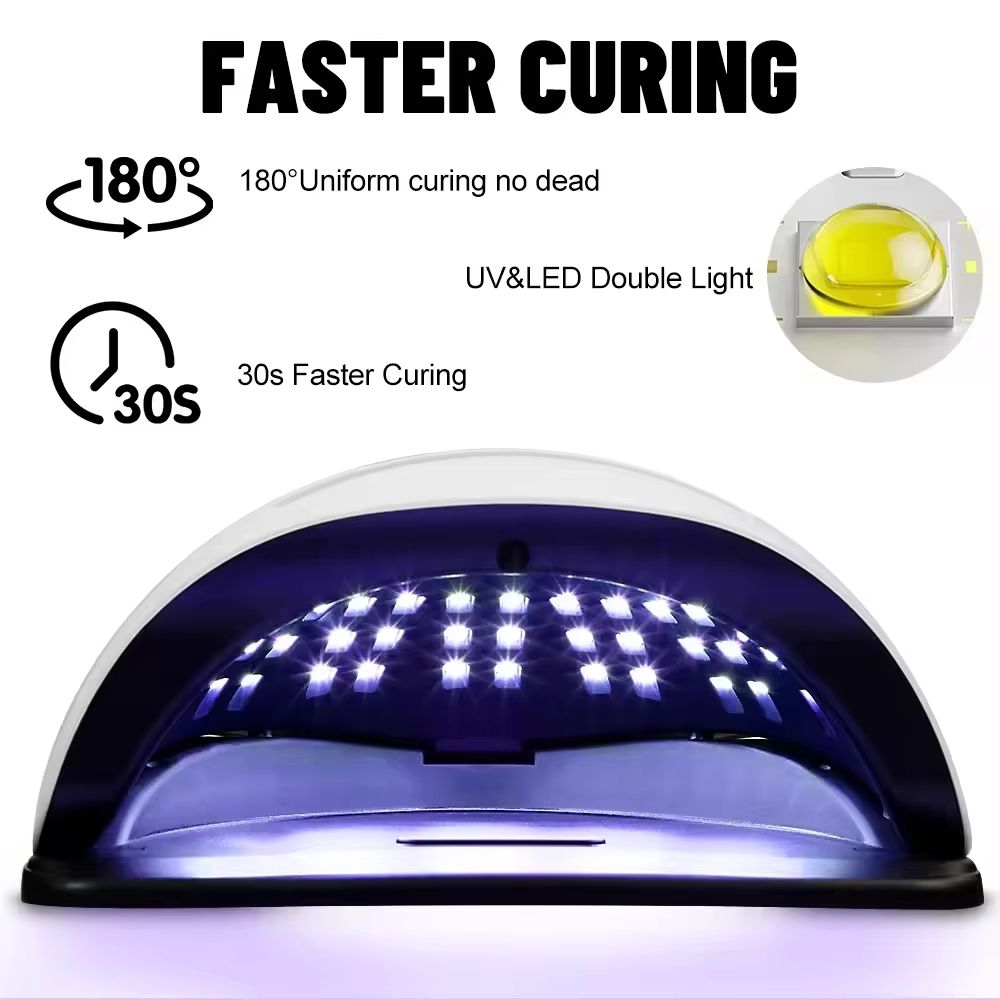 320W SUN X16 Max UV LED Professional Nail Lamp Portable for Nails Gel Polish Curing Dryer Lamp Touch Screen UV Nail Drying Light