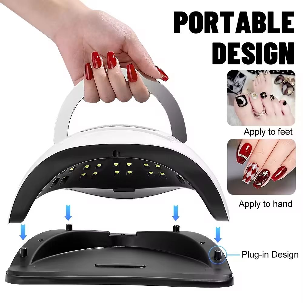 320W SUN X16 Max UV LED Professional Nail Lamp Portable for Nails Gel Polish Curing Dryer Lamp Touch Screen UV Nail Drying Light