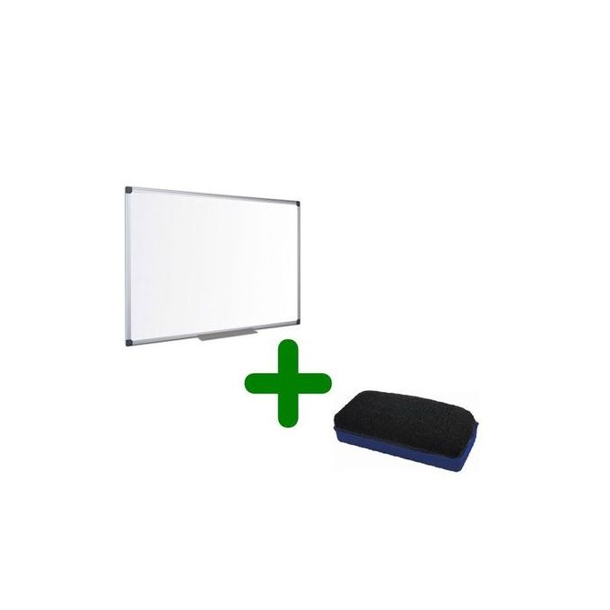 Whiteboard 4ft X 3ft Magnetic WhiteBoard With Duster