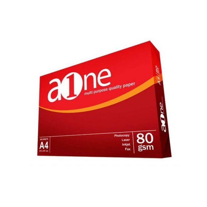 Aone 80 GSM A4 Photocopy Paper - 500 Sheets (1 Ream)