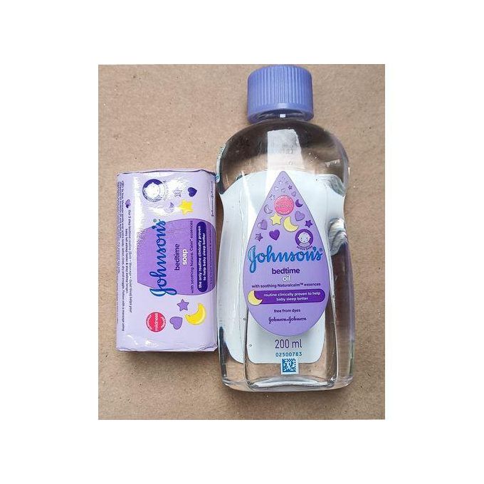 Johnson's Baby Bedtime SOAP + OIL - With Essences For Baby's Immersive Sleep