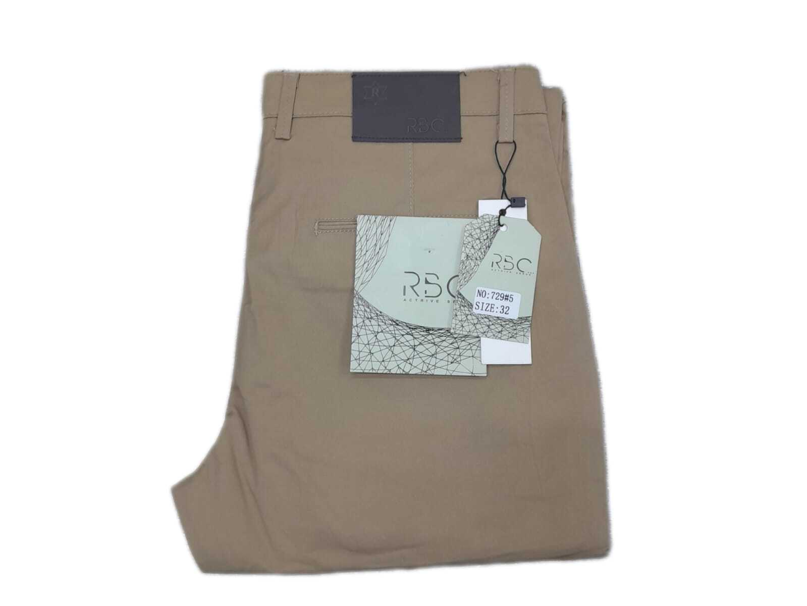 Fashion Slim Fit Quality RPC Khaki  Men's Comfort  Trouser Stretch Slim Fit Men's Pants