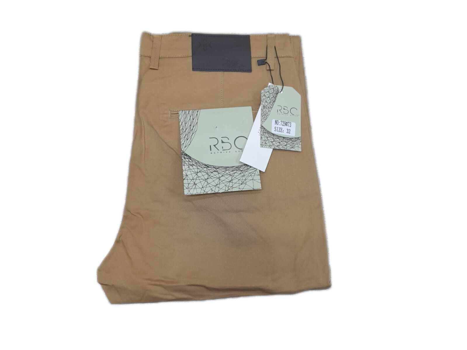 Fashion Slim Fit Quality RPC Khaki  Men's Comfort  Trouser Stretch Slim Fit Men's Pants
