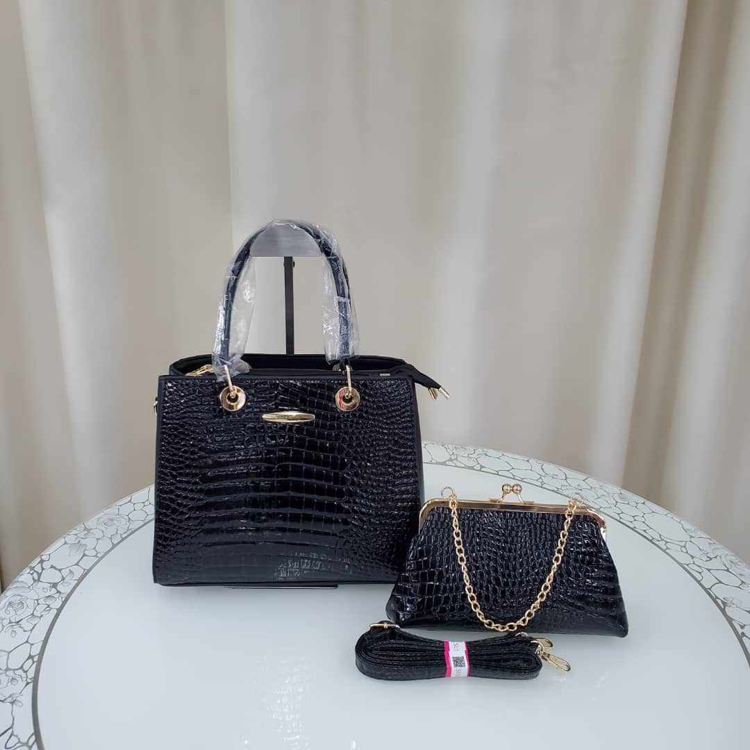 New Arrival 2in1 Classic Trendy Ladies Handbag Women Shoulder Bag Strap Adjustable Fashion Bag Zipper Closure Girls Crossbody Bag with Purse or Wallet