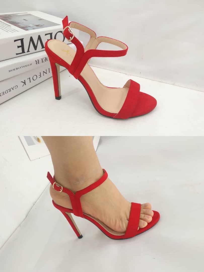 Classic Womens Heels Shoes, Comfortable Ladies Open High Heel Fashionable Slip on Girls Shoes